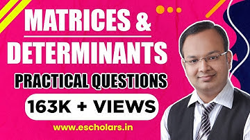 Business Mathematics | Matrices & Determinants | Part-3 | Practical Questions |