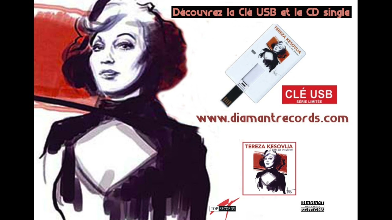 TEREZA KESOVIJA - L' AMOUR EST UNE CHANSON (Clip Officiel)
