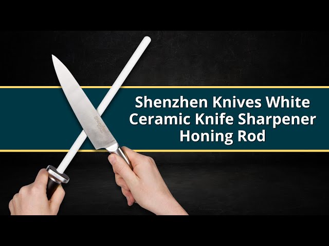 How to Sharpen a Serrated Knife - Use a Honing Steel or Ceramic Hone 