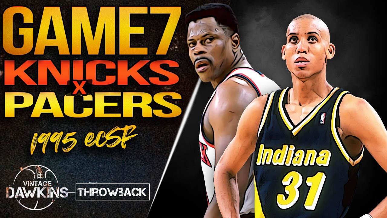 New York Knicks vs Indiana Pacers Game 7 Full Highlights | 1995