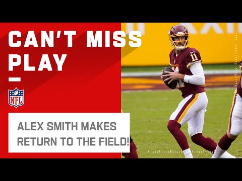 Alex Smith Takes the Field for 1st Time Since Injury