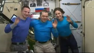 Soyuz MS-15 hatch closure
