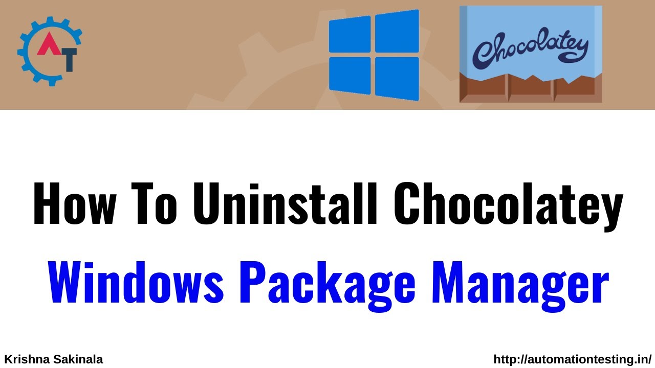 Uninstall Chocolatey