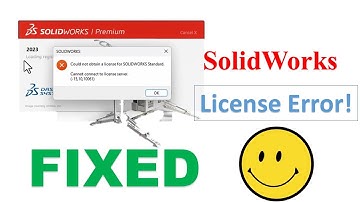 SolidWorks Licence Error fixed in few second