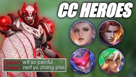 HOW TO FIGHT AGAINST CC HEROES? | TOP GLOBAL YU ZHONG BEST BUILD | MLBB