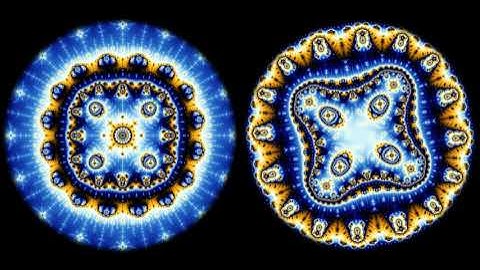 The Hidden Diamond - 4th Power Mandelbrot Set Zoom vs Julia Set