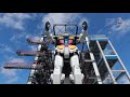 横浜の動く等身大ガンダムを初公開(スペイン語圏の反応)