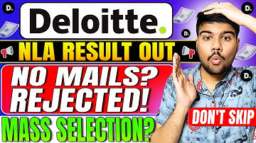 🔥 Deloitte NLA 2025 Results are Out! Are You Among the Selected?