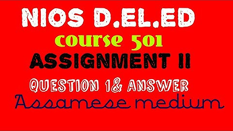 How to solution d el ed assignment II 501 on nios