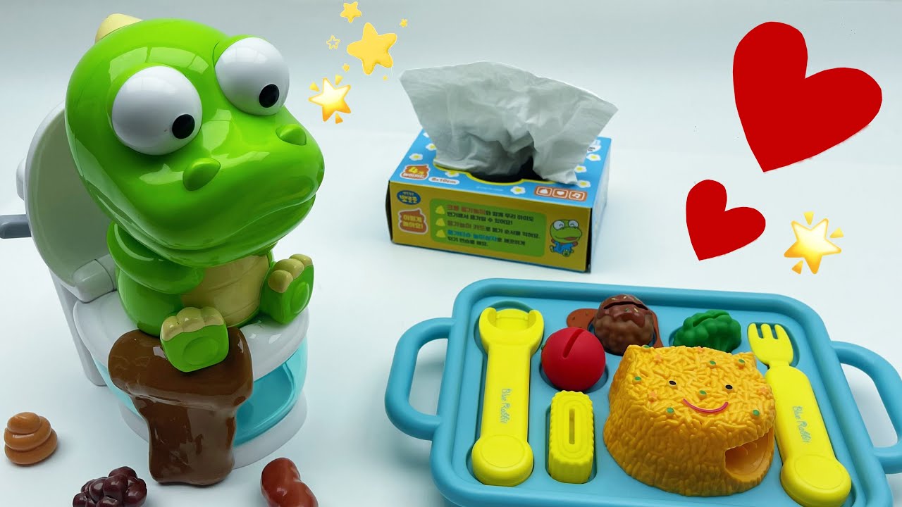 [🌟Toy ASMR🌟]💩Potty training Toy & Eating ASMR | Satisfying Toy Unboxing ...