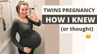 WHY I THOUGHT I WAS HAVING TWINS BEFORE MY FIRST ULTRASOUND | TWIN MOM | TWIN PREGNANCY SIGNS