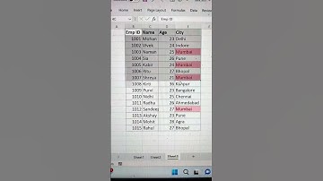Excel Trick ‼️ Sort Records Based On Particular City 🔥 | Custom Sorting Trick In Excel 💯 #bytetech