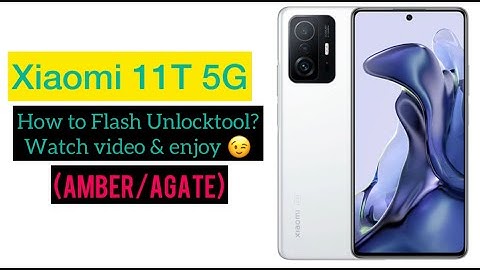 Xiaomi 11T 5G flash Unlocktool (amber or agate)