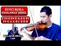 Kunci Biola Sholawat Jibril (Belajar violin cover)