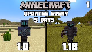 I Survived 100 Days in Minecraft... But It Updates Every 5 Days [PART 1]