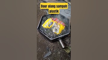 Paving block sampah plastik #daurulang #pavingblock #gayahidupberkelanjutan