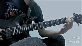 lynch. Invincible  guitar cover