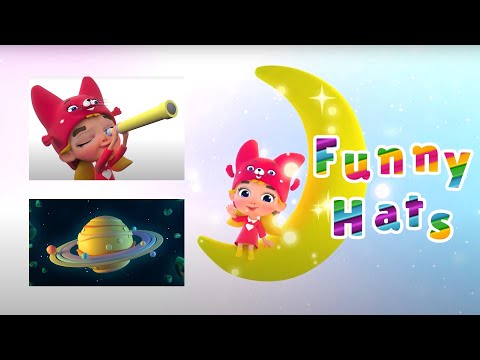 Funny Hats learn funny nursery rhymes with simple songs for kids