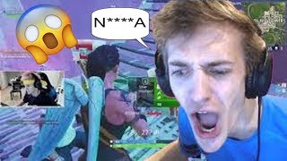 NINJA CALLS A PLAYER THE N-WORD (FORTNITE FUNNY & WTF MOMENTS) #233 @SyyberTeam
