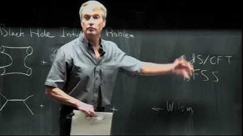 Joseph Polchinski Lecture 1 on The Black Hole Information Paradox