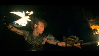 映画「モンハン」ミラ・ジョヴォヴィッチ、アクションを米軍で特訓！メイキング映像が解禁！