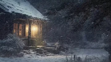 Sleep Well With The Sound Of Blizzard Outside The Old House | Sounds of Blizzards & Howling winds