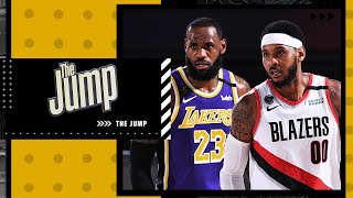 Shannon Sharpe reacts to Carmelo Anthony calling LeBron James the General  Manager of the Lakers I UNDISPUTED