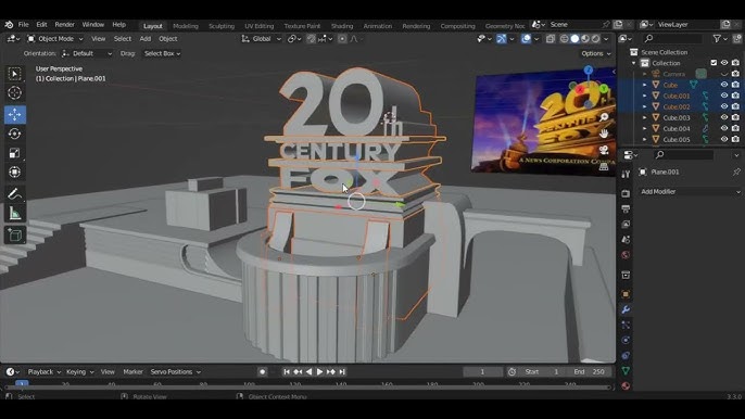Make a 20th century fox intro with your text by Designosaur187