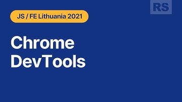 Rolling Scopes School  Lithuania. Chrome DevTools
