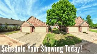 Half Duplex with Fireplace in Moore School District | 3 Bed Home Tour | OKC