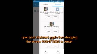 Multiple copy/move files to multiple locations with 1 time selection - ES File Manager (android)