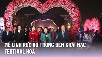Mê Linh rực rỡ trong đêm khai mạc Festival hoa | Tin tức mới nhất