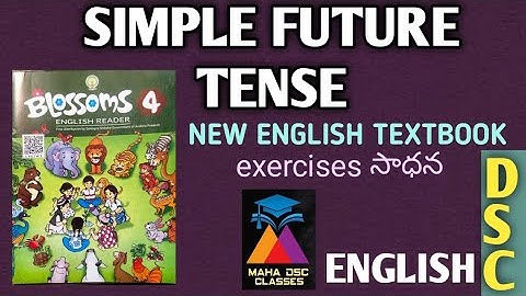SIMPLE FUTURE TENSE/AP NEW TEXTBOOK ENGLISH/4Th CLASS/ TET DSC ENGLISH