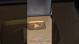 The Full Video Is Now Up, Unboxing Youtube Gold Button 2023, Medical Arts.#Youtubeawards