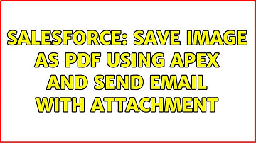 Salesforce: Save image as PDF using Apex and send email with attachment