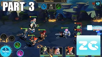 Tactics Squad Dungeon Heroes Android IOS Walkthrough Part 3 Gameplay HD