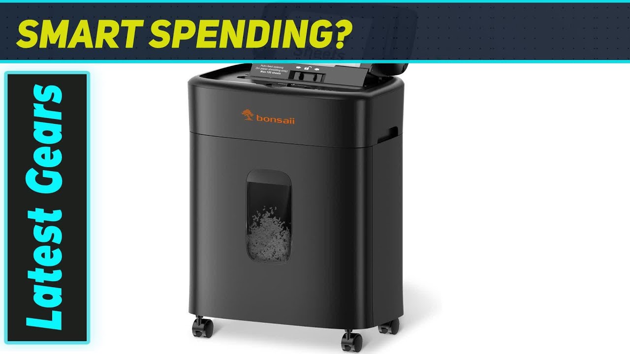 Bonsaii C231-D Auto Feed Micro-Cut Shredder - The Best Hands-Free 