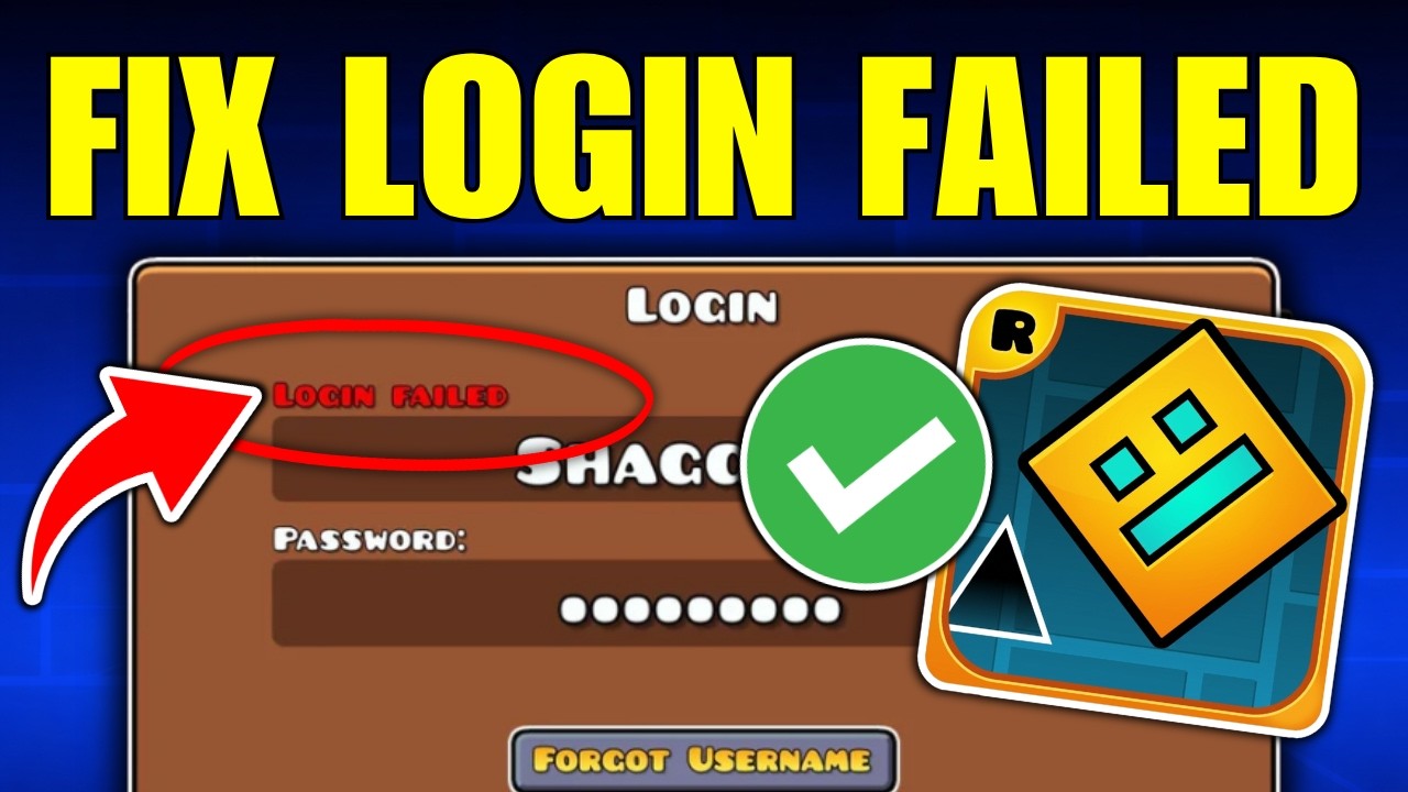 How To Fix Login Failed in Geometry Dash - 2026 - YouTube