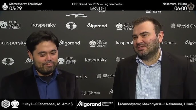 Wesley So tackles Nakamura in FIDE Grand Prix 3rd leg finals