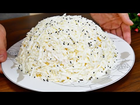 Потрясающе вкусный салат Принц! Мало кто знает рецепт, но все ищут его на столе!