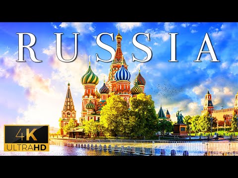 Flying Over Russia - Soothing Music Along With Scenic Relaxation Film To Chill At Home