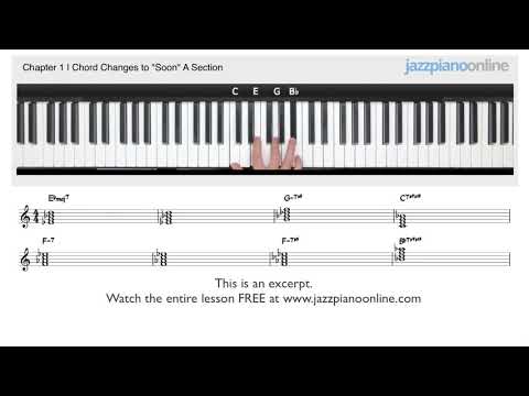 Rootless Voicings to "Soon"