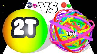 FLEXY RUNNER /vs BGH BALL RUN 2048 ∞ ASMR Gameplay Android iOS • Ball Run Math Gameplay Max Level screenshot 2