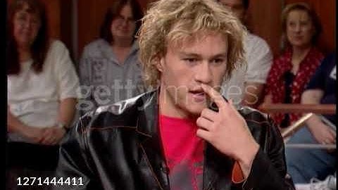 Heath ledger rare interview