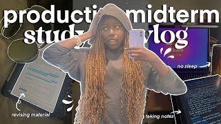 STUDY VLOG | midterms as a neuropsychology major 🧠| productive 48hr study vlog, all nighters & more