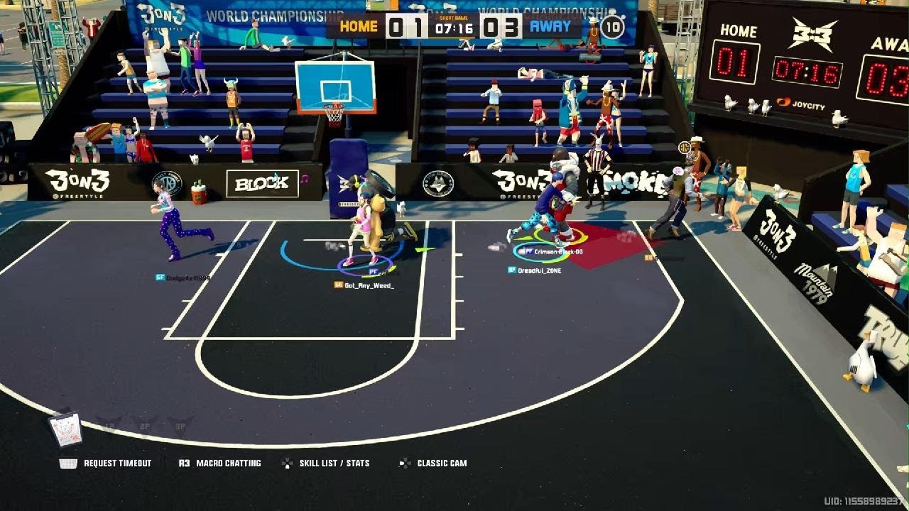 Won a 2v3 3on3 freestyle