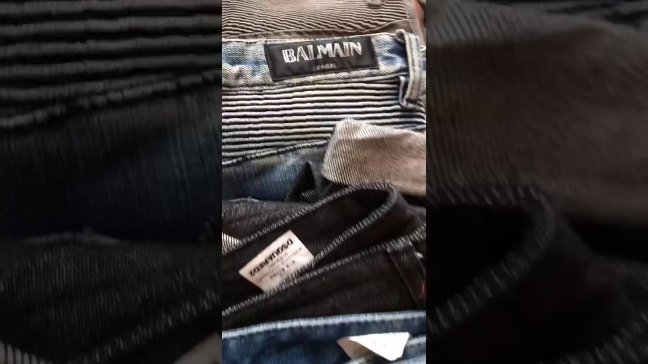 3rd trifted second hand jeans - YouTube