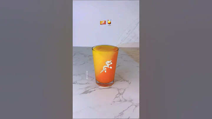 Bhutan flag drink 🇧🇹🍹