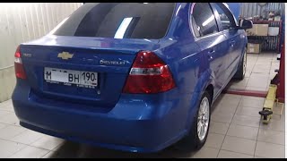 Замена катализатора на пламегаситель Chevrolet Aveo. Москва.(, 2013-10-16T15:59:20.000Z)