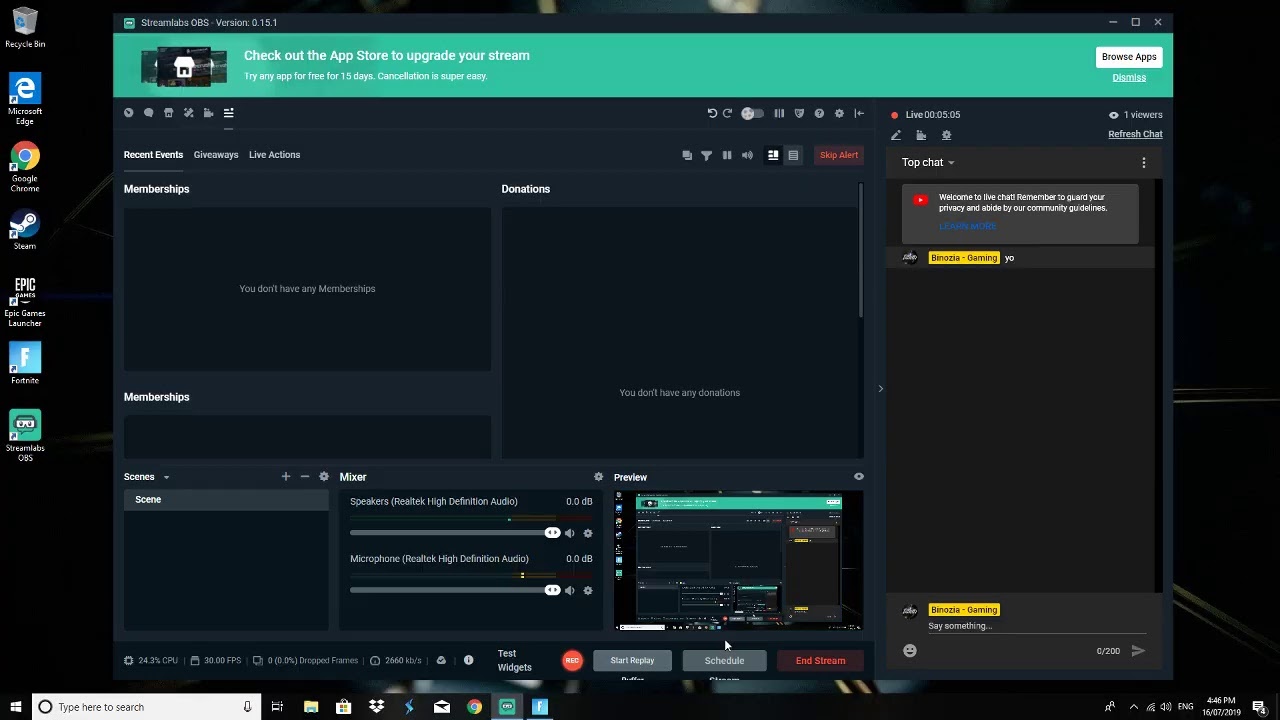 Test stream - YouTube